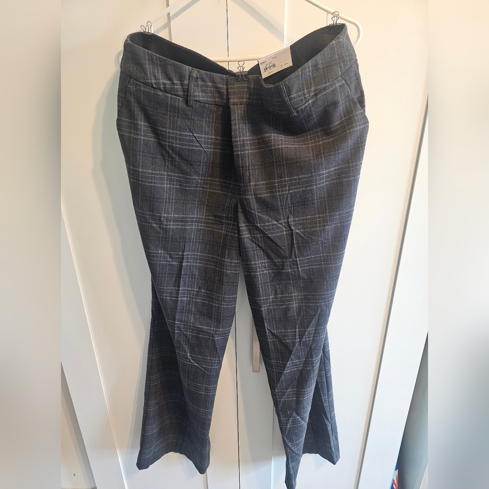 Nine West Gray Plaid Women's Dress Pants Size 18 - Picture 4 of 4